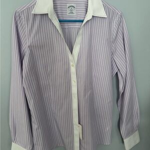 Brooks Brothers Purple Striped Shirt